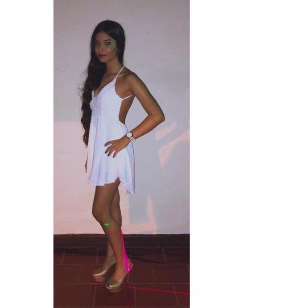 White dress